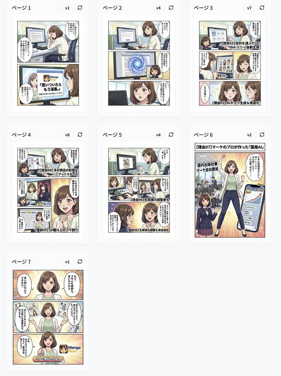 イーリサ、文章や動画のURLなどから漫画を自動で作れるAIプラットフォーム「MangaNow」をリリース