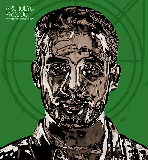 【Photoshop】クロムフィルターで液体金属風のポートレートを表現する（リキッドメタル／SF）