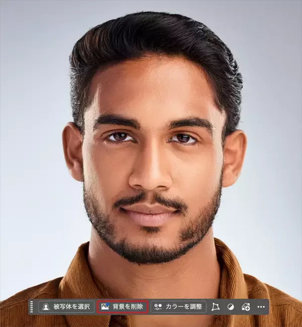 「【Photoshop】クロムフィルターで液体金属風のポートレートを表現する（リキッドメタル／SF）」の画像