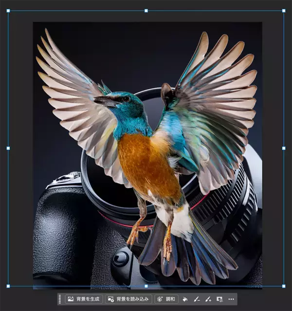 「Photoshopで被写体が飛び出す写真を表現するテクニック（飛び出す写真／写真加工）」の画像