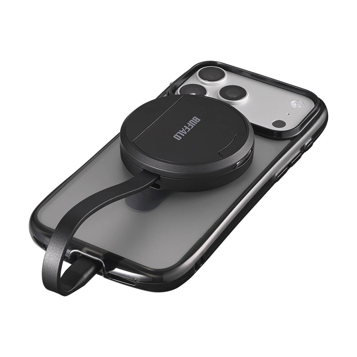 バッファロー、MagSafe対応でスマホに固定できるカードリーダー「BSCR520MGシリーズ」を発売