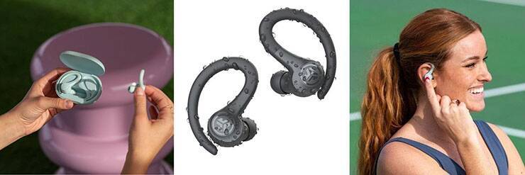JLab、イヤーフック型完全ワイヤレスイヤホン「GO AIR SPORT TRUE WIRELESS EARBUDS」を発売