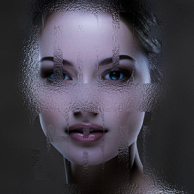 Photoshopでガラスの層を表現するテクニック（ガラス／透明／写真加工）