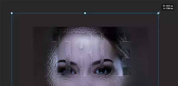 「Photoshopでガラスの層を表現するテクニック（ガラス／透明／写真加工）」の画像