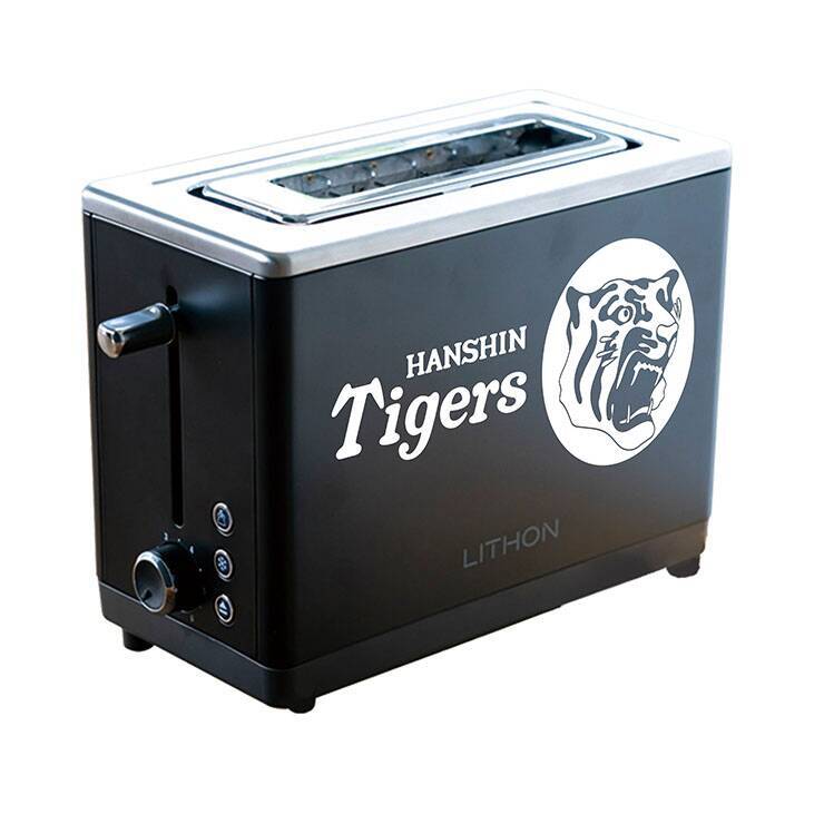 ライソン、58秒で焼き上げるタイガース限定デザイン「秒速トースター」を発売