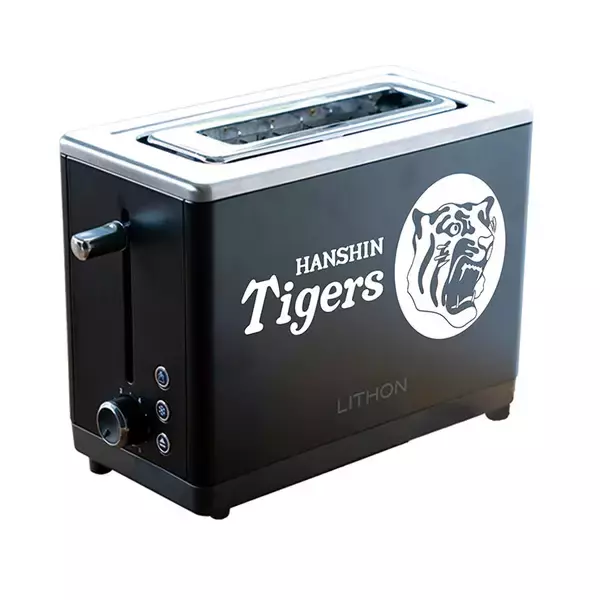 「ライソン、58秒で焼き上げるタイガース限定デザイン「秒速トースター」を発売」の画像