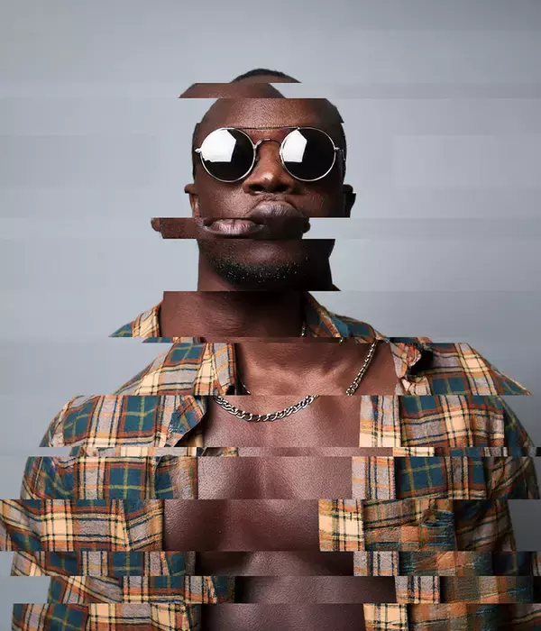 「Photoshopのフィルター効果でグリッチノイズを表現する（グリッチノイズ／写真加工）」の画像