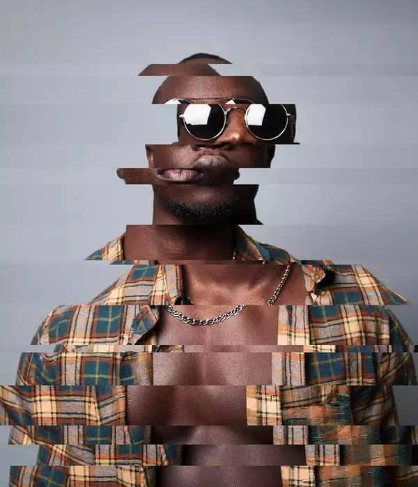 「Photoshopのフィルター効果でグリッチノイズを表現する（グリッチノイズ／写真加工）」の画像