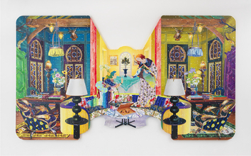 ニューヨークを拠点に活動する現代美術家・松山智一氏の個展「FIRST LAST」