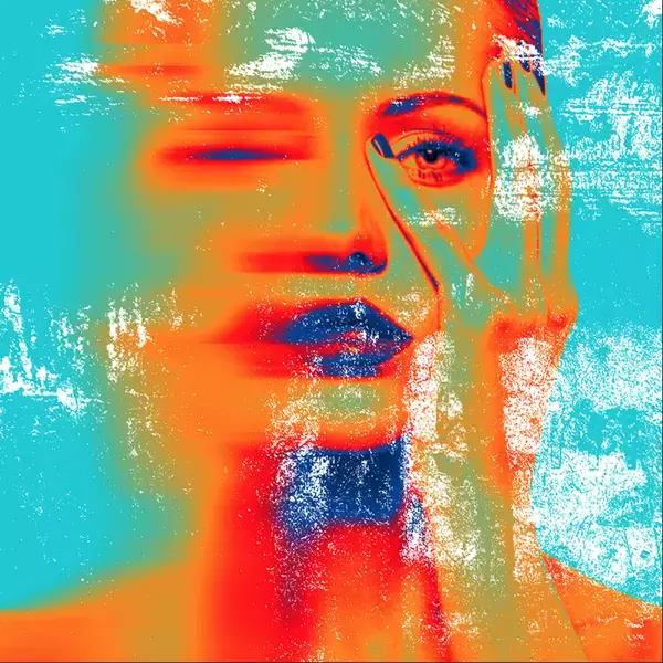 「アート性の高い雰囲気のあるグラフィック」の画像