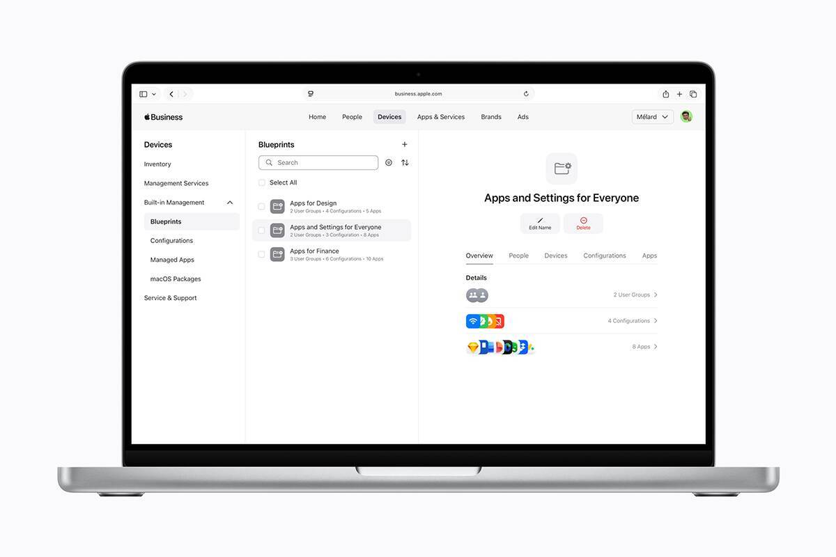 Apple、デバイスの一元管理機能も備えた新しい法人向けプラットフォーム「Apple Business」を発表