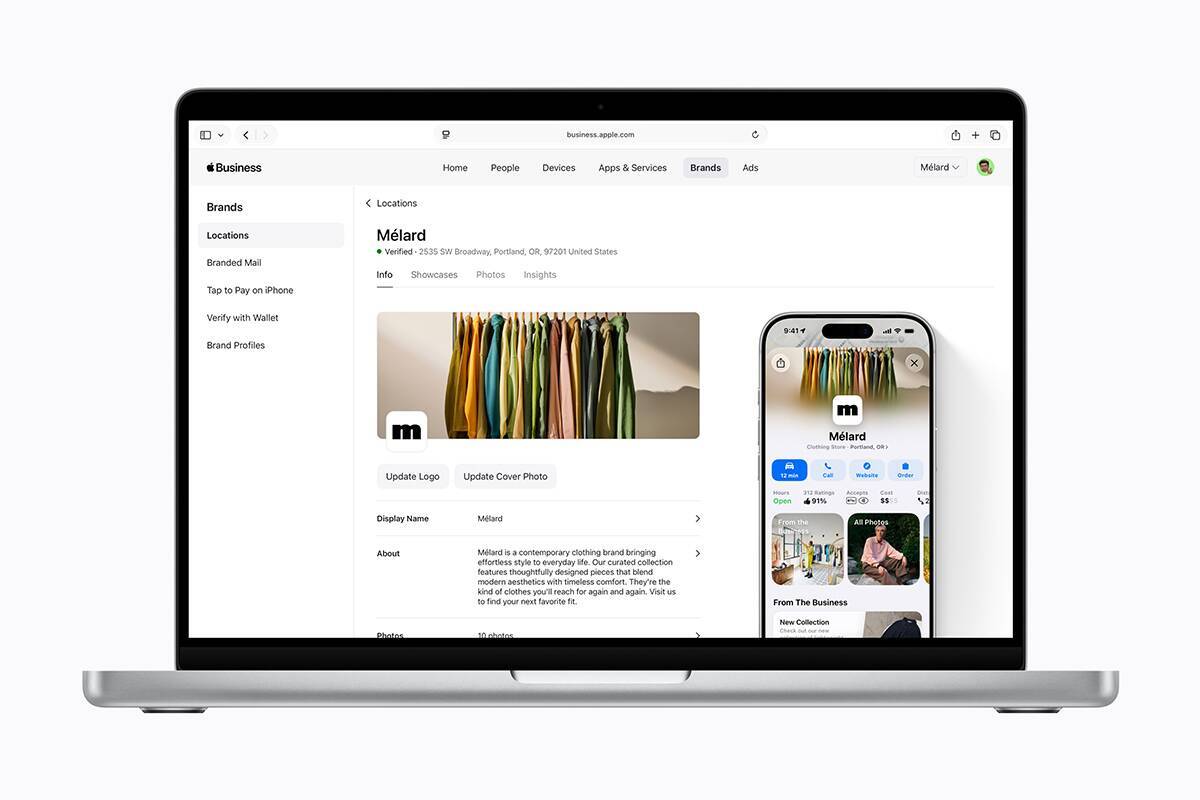 Apple、デバイスの一元管理機能も備えた新しい法人向けプラットフォーム「Apple Business」を発表