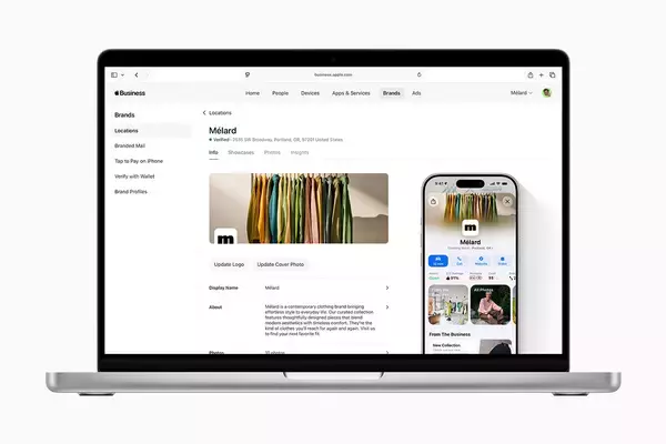 「Apple、デバイスの一元管理機能も備えた新しい法人向けプラットフォーム「Apple Business」を発表」の画像