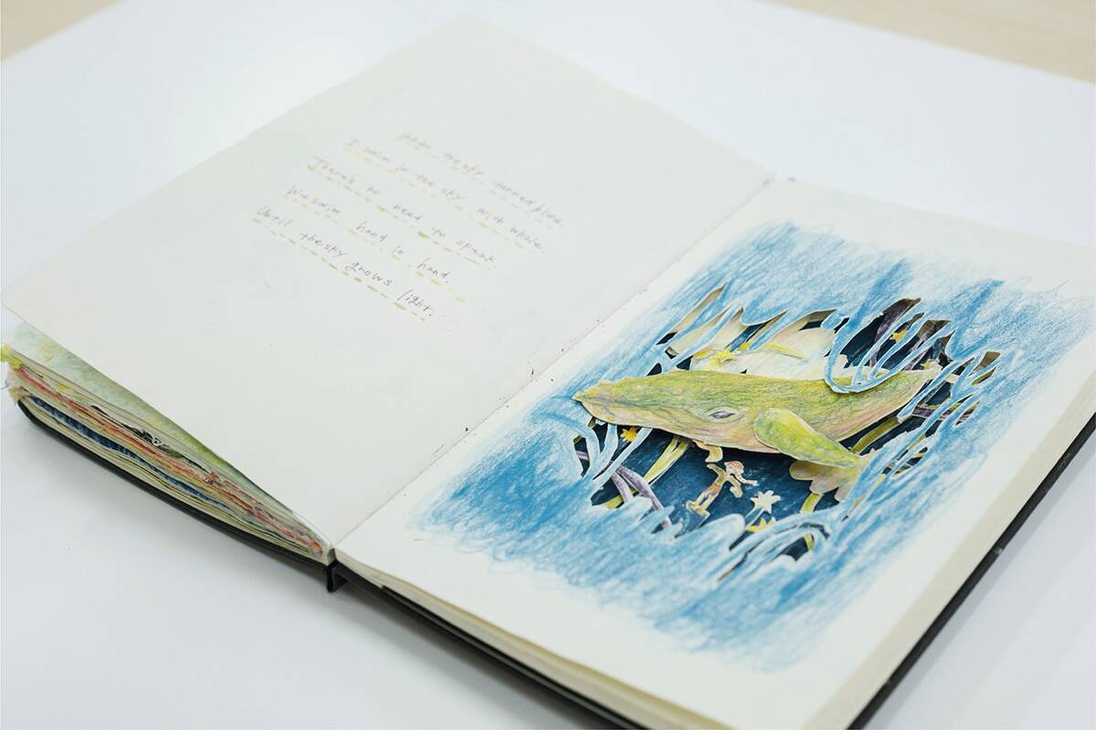 ノートをキャンバスに学生たちが表現するモレスキン×日本大学芸術学部のアートコンペの受賞作品展