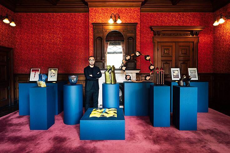 東京都の伝統産業事業者と現代美術家の舘鼻則孝氏がタッグを組んだ「江戸東京リシンク展」