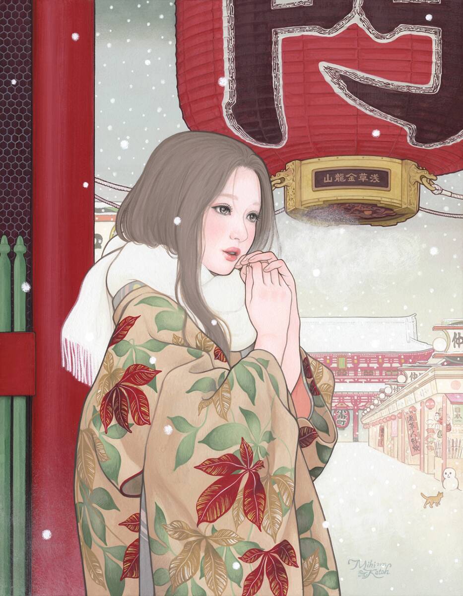 日本の江戸時代の芸術を現代的な視点で再解釈した「浮世絵へのオマージュ －時空を超えた美－」