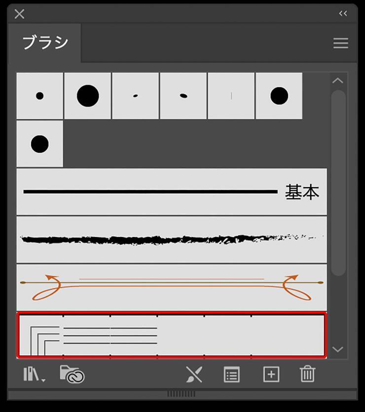 パターンブラシを使ってオリジナルの額縁・フレーム・枠を作る