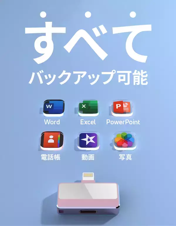 「様々なデバイスに接続が可能！iPhone・Androidのデータバックアップが簡単にできるUSBメモリ「CooDisk-G」」の画像