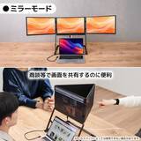 「サンコー、折りたたみ式で3つの画面がつながっているディスプレイ「TRMS25CBK」を発売」の画像4