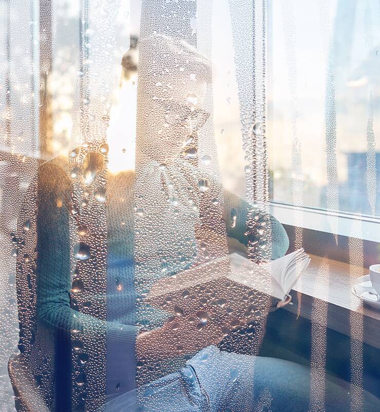 Photoshopで水滴のついた窓越しの風景を表現する（水滴／窓／合成／写真加工）