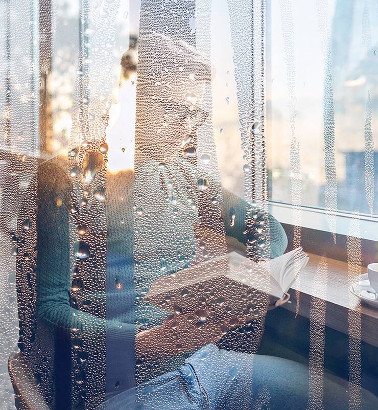 Photoshopで水滴のついた窓越しの風景を表現する（水滴／窓／合成／写真加工）