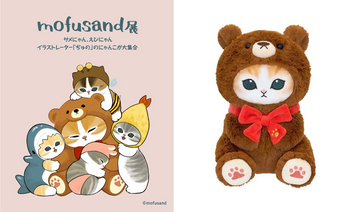 サメにゃんで人気のイラストレーター・ぢゅの氏の展覧会「mofusand展」
