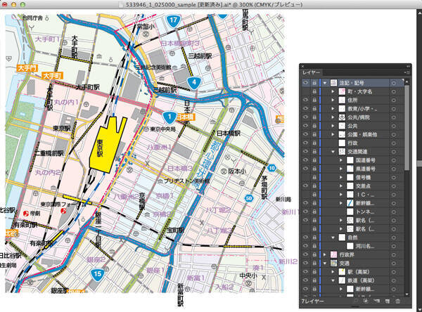 北海道地図、全国各地の地図をIllustrator CSシリーズで自由に加工できる「地図素材.ai」