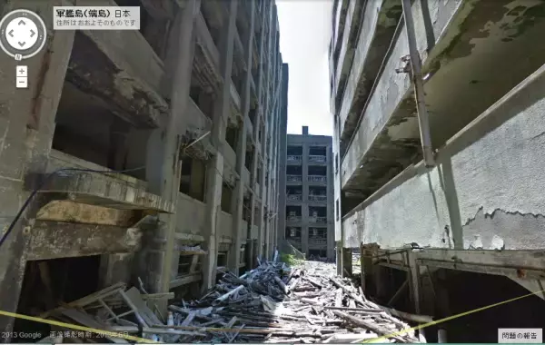 廃墟マニアの聖地「軍艦島」の隅々までGoogleストリートビューで見られるように
