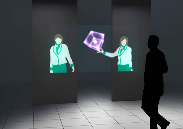 人気キャラとの空中合体も可能か 何もない空中に映像を投影する 空中ディスプレイ 16年2月18日 エキサイトニュース