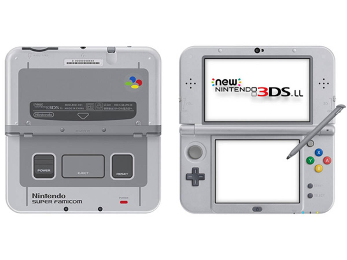 任天堂 完璧にスーファミ柄を再現した Newニンテンドー3ds Ll 受付開始 16年4月12日 エキサイトニュース