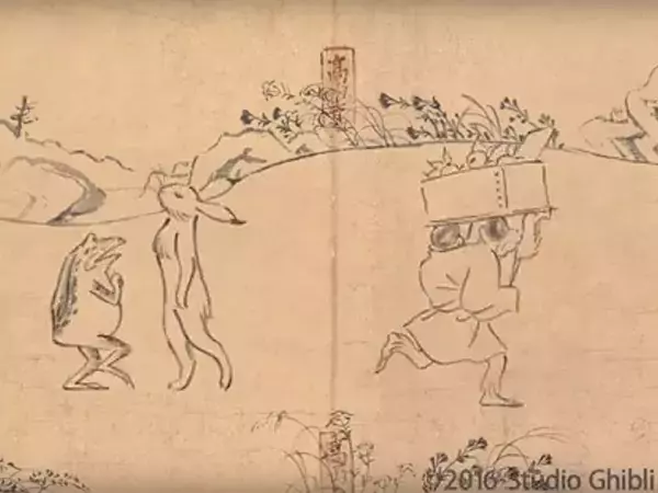 ジブリが描く「鳥獣戯画」3部作が完結！ ウサギとカエルの喧嘩の行方は