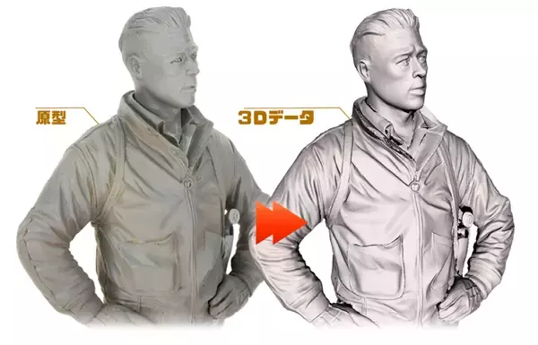 「アナログ造形物を3Dデータにしてくれる！ フィギュア造形師待望の変換サービス「デジナル」がスタート」の画像