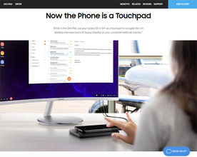 サムスン電子より、スマホをWQHD（2,560×1,440）の大画面で操作できるスマホドック「DeX Pad」発売