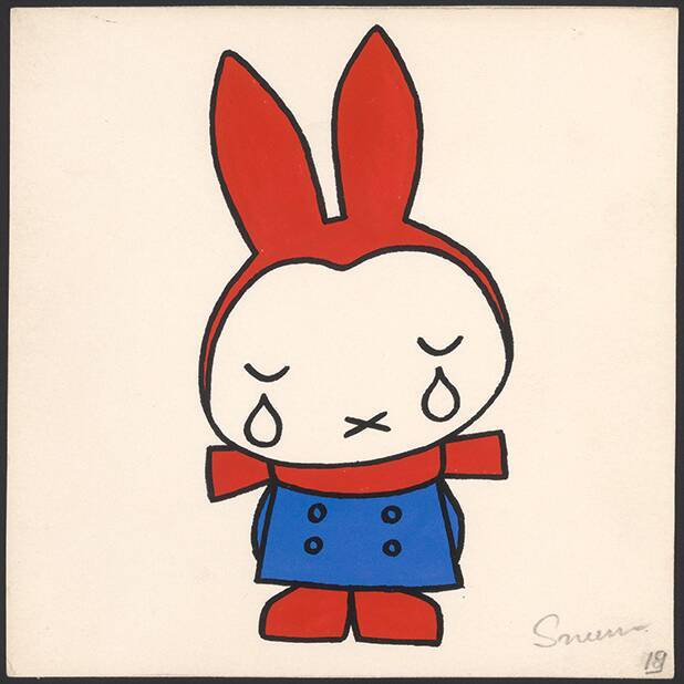 初来日の原画も数多く含まれている「誕生65周年記念 ミッフィー展」