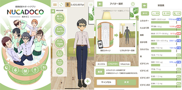 従業員を3Dアバター化して健康の管理に役立てるサービス「NUCADOCO」