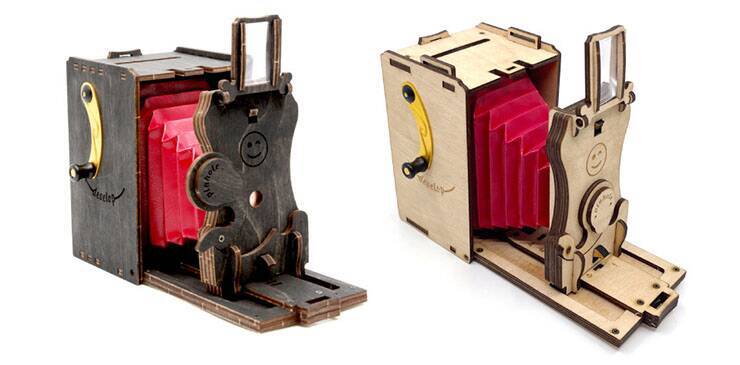 きびだんご、組み立て式のピンホールカメラ「Jollylook Pinhole DIY」を発売