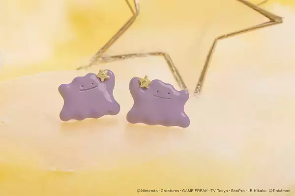 「可愛い「メタモンピアス」などポケモンの新作アクセサリーがヴィレヴァンオンラインに登場」の画像