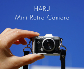 UI、手のひらサイズのデジタル式ミニレトロカメラ「HARU」を発売