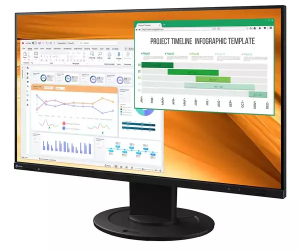 「EIZO、環境対応を強化した標準消費電力8Wの23.8型モニター「FlexScan EV2400R」を発売」の画像