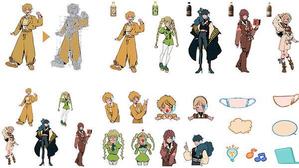 パワポで加工して使える アイドルグループ のようなフリー素材 Powerpops 22年2月21日 エキサイトニュース