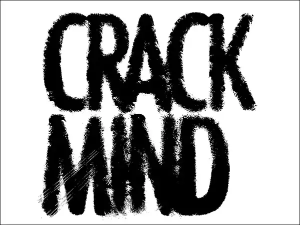 「【Photoshop】文字のエッジを粗く加工してグランジ風ロゴを作る（グランジ／合成／ロゴ）」の画像