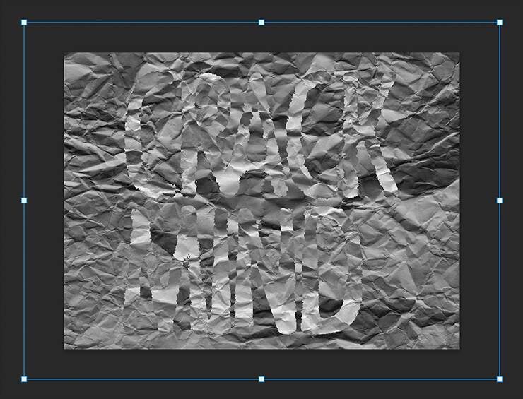 【Photoshop】文字のエッジを粗く加工してグランジ風ロゴを作る（グランジ／合成／ロゴ）