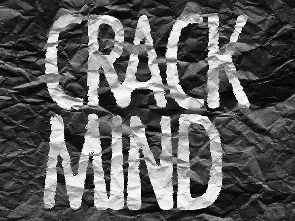 「【Photoshop】文字のエッジを粗く加工してグランジ風ロゴを作る（グランジ／合成／ロゴ）」の画像