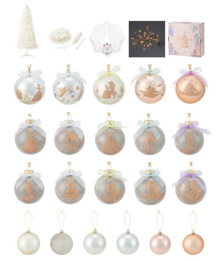 Francfranc、ディズニープリンセスをモチーフにしたクリスマスツリーの 