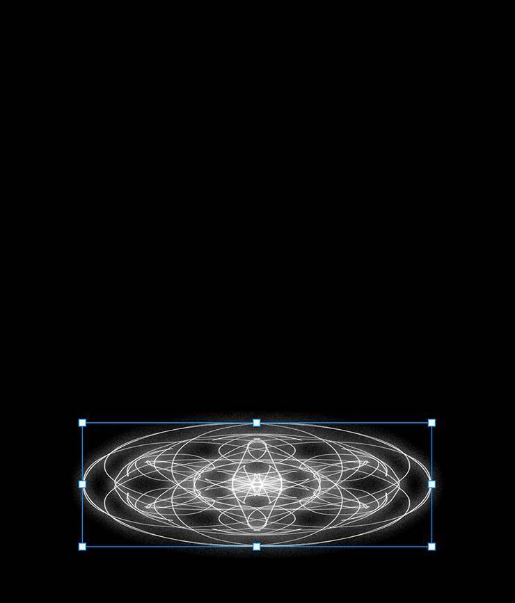 Photoshopの機能だけで召喚魔法陣を表現する（魔法陣／召喚／写真加工）