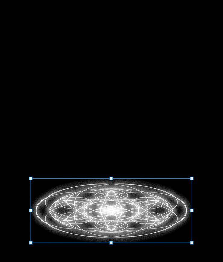 Photoshopの機能だけで召喚魔法陣を表現する（魔法陣／召喚／写真加工）