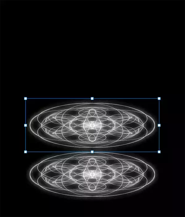 「Photoshopの機能だけで召喚魔法陣を表現する（魔法陣／召喚／写真加工）」の画像