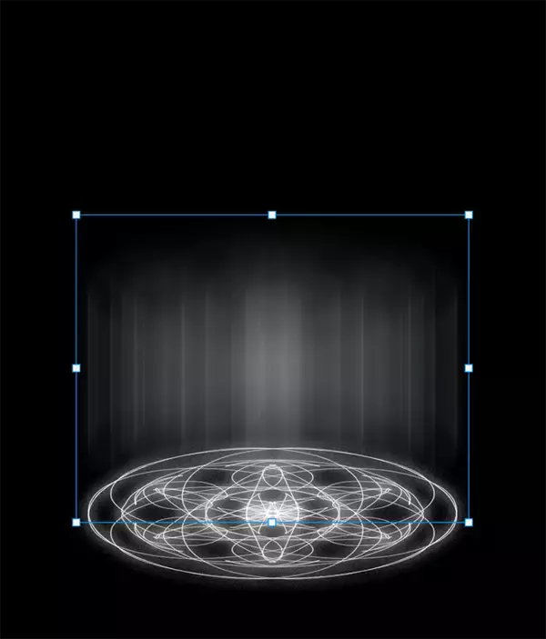 「Photoshopの機能だけで召喚魔法陣を表現する（魔法陣／召喚／写真加工）」の画像