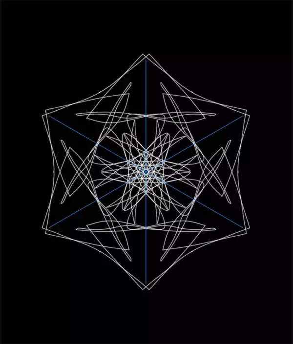 「Photoshopの機能だけで召喚魔法陣を表現する（魔法陣／召喚／写真加工）」の画像