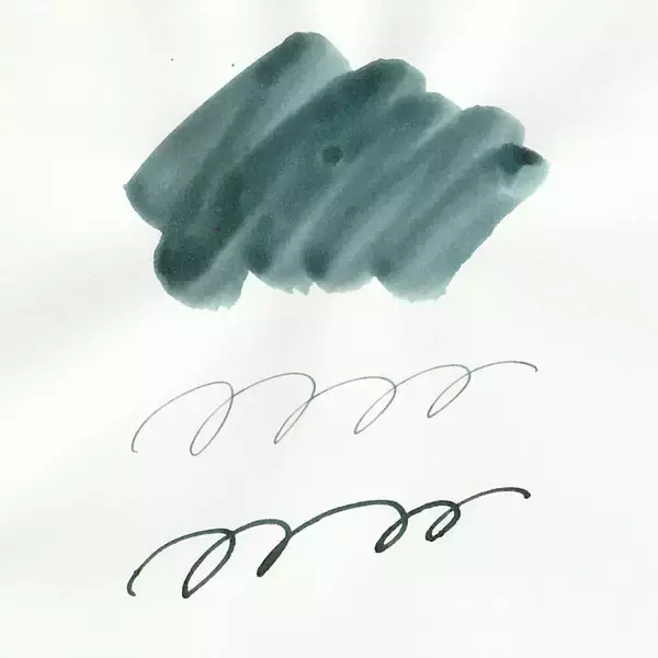 「万年筆のインク図鑑＆見本帳 vol.10　TAG STATIONERY「京の音」緑釉色【緑色のインク】」の画像